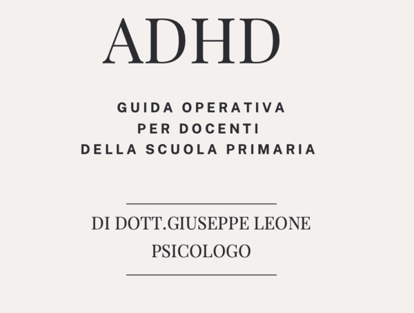 ADHD - Guida operativa per docenti della scuola primaria