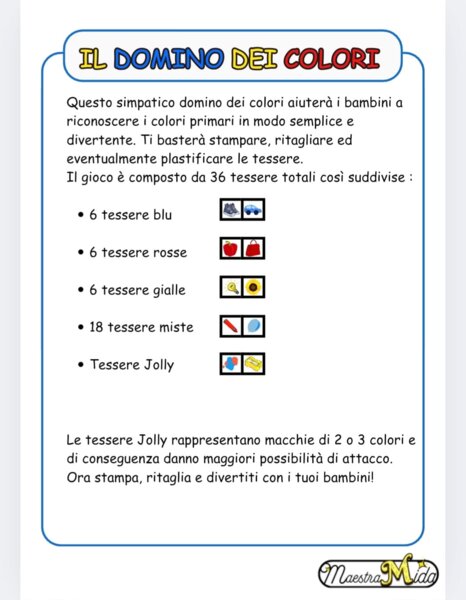 Il domino dei colori
