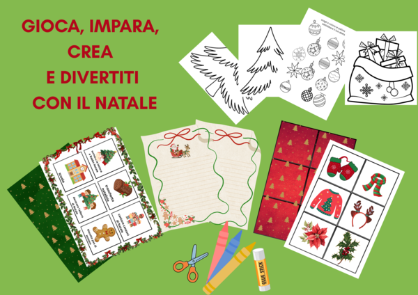 RACCOLTA “GIOCA, IMPARA, CREA E DIVERTITI CON IL NATALE