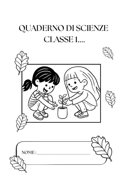 QUADERNO DI SCIENZE 1
