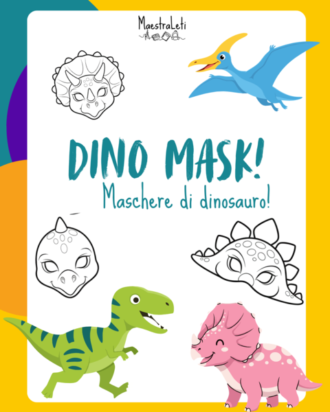 DINO MASK! Maschere di... Dinosauri!