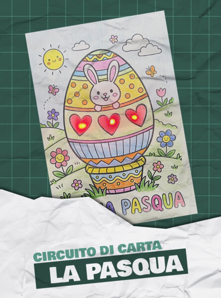 Circuito di carta - Uovo di Pasqua