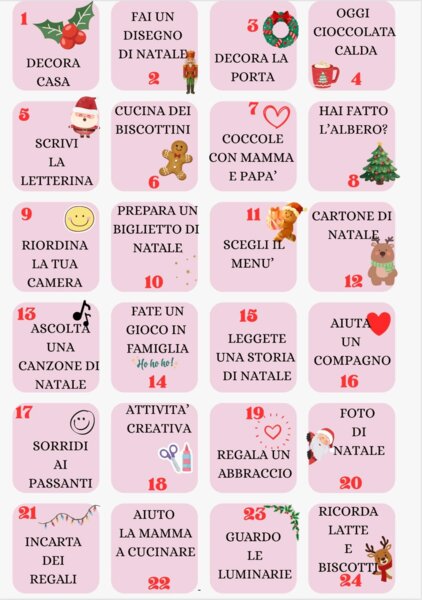 Calendario dell'Avvento