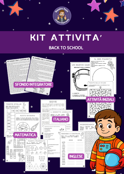 🚀✨ KIT DI ATTIVITÀ BACK TO SCHOOL – IN VIAGGIO CON CAPITAN LEO🌌✨