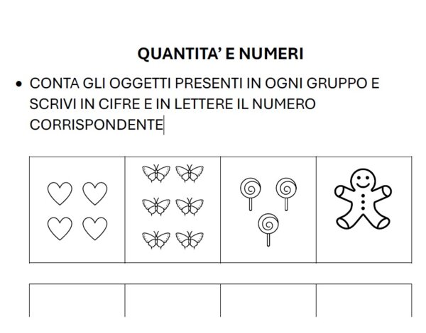 QUANTITA’ E NUMERI