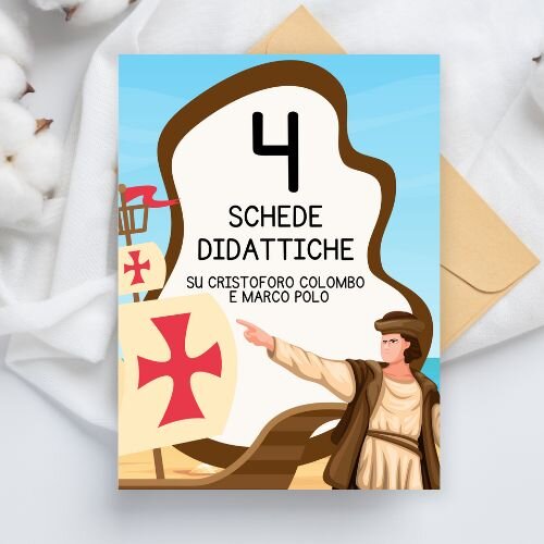Schede didattiche su Cristoforo Colombo e Marco Polo