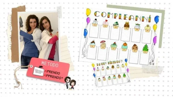 POSTER DEI COMPLEANNI APRENDO-APPRENDO®