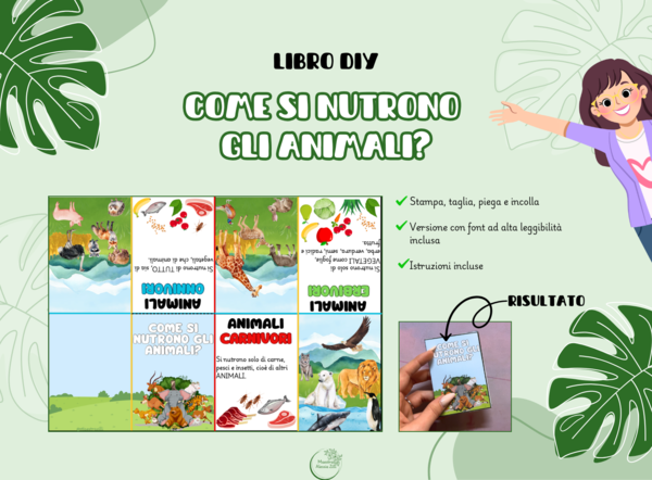 LIBRO DIY - Come si nutrono gli animali?