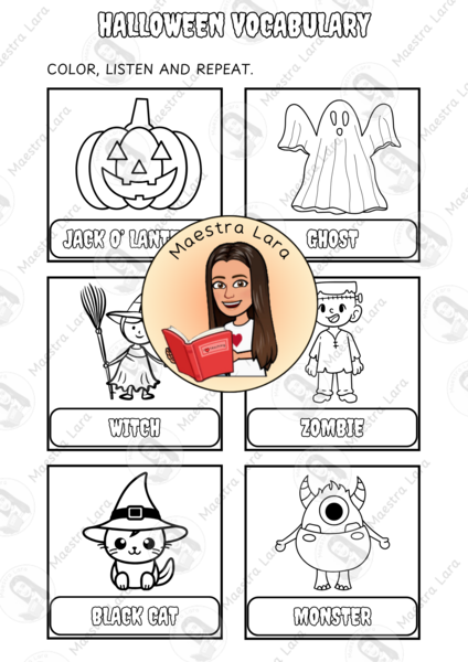 Halloween vocabulary