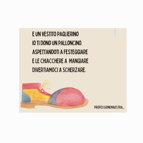 Filastrocca carnevale