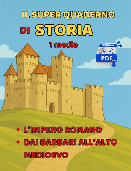 Il SUPER QUADERNO DI STORIA 1 media: Imparo…cos’è la storia