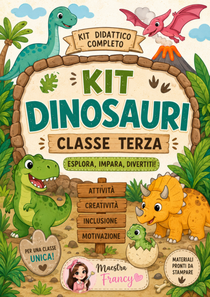 KIT DINOSAURI – CLASSE TERZA 🦕🦖