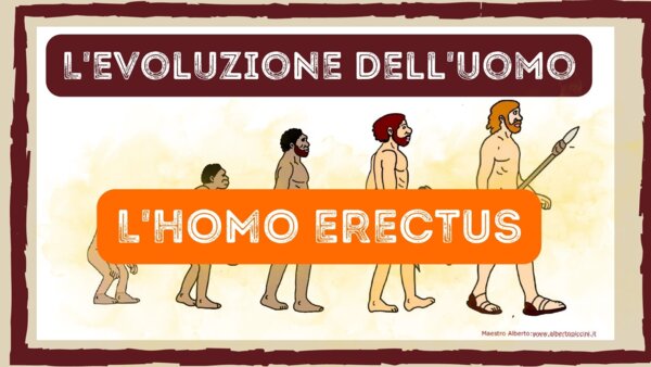 L'HOMO ERECTUS - video lezione di storia -