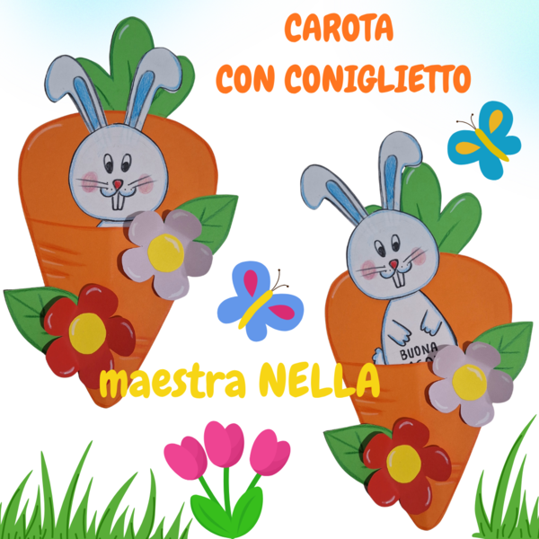 carota con coniglietto