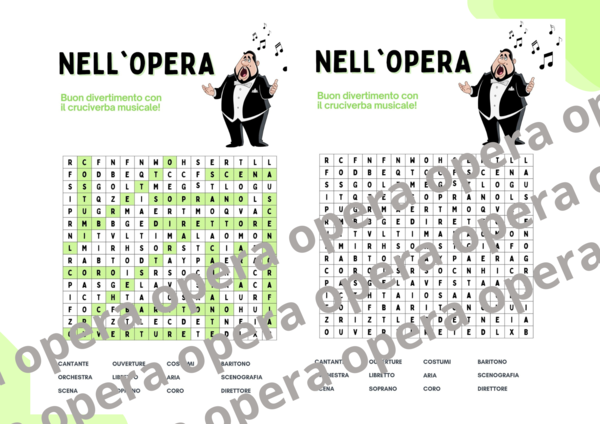 Cruciverba musicale-opera.