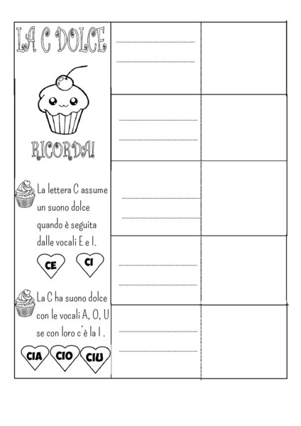 lapbook dei suoni dolci