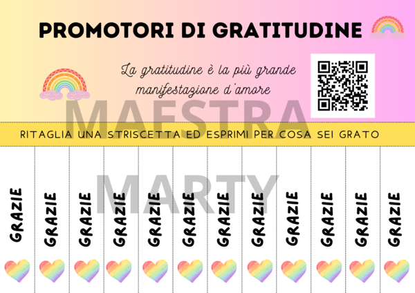 Allenare la gratitudine con musica rilassante Qr code