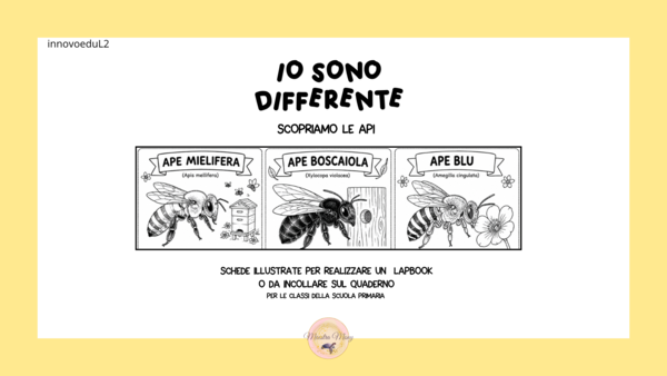 Le api. Io sono differente.
