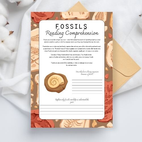 Reading comprehension - Fossils