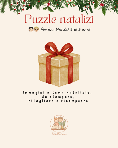 🎄 Puzzle natalizi | PDF Gratuito