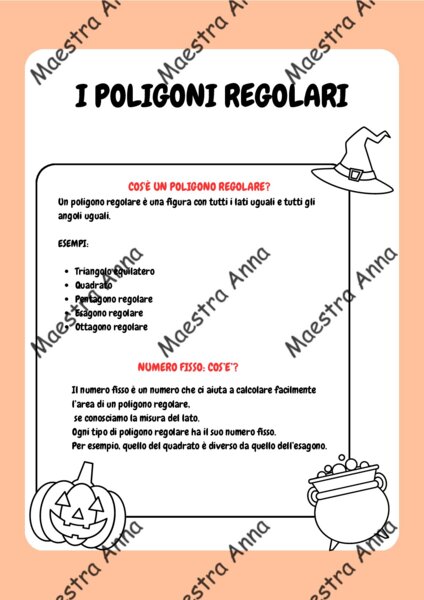 Halloween e i poligoni regolari – Apotema e numero fisso