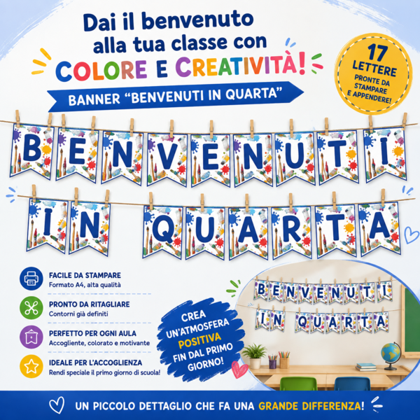 BENVENUTI IN QUARTA