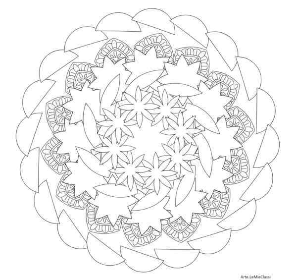Mandala da colorare