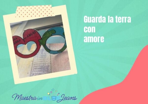 Guarda la terra con amore - occhiali da ritagliare