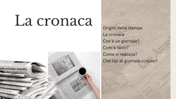 La cronaca