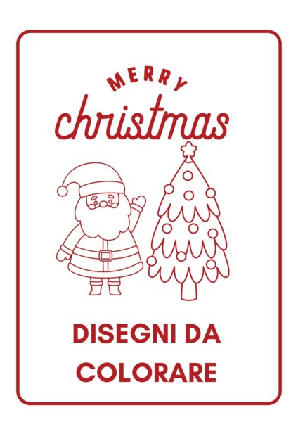 Disegni di Natale da colorare