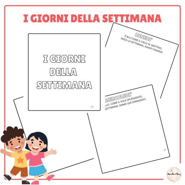 FILASTROCCA GIORNI DELLA SETTIMANA