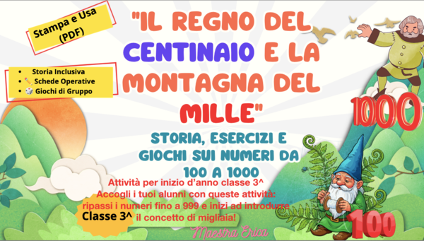 I NUMERI FINO A 1000: attività per l'inizio anno in classe 3^ | Ripasso dei numeri fino a 999 e introduzione al concetto di migliaia