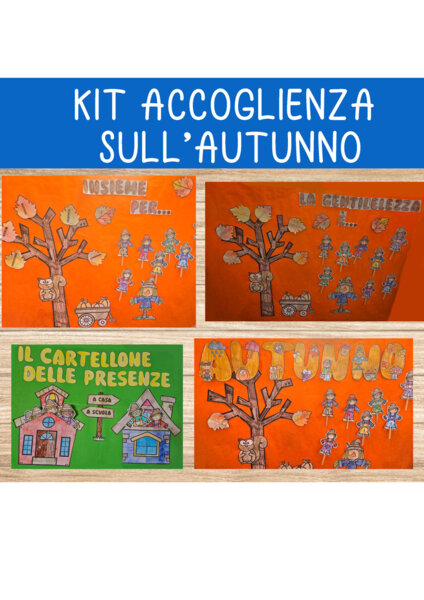 🌳 Set creativo d’Autunno – Albero, foglie e decorazioni stagionali