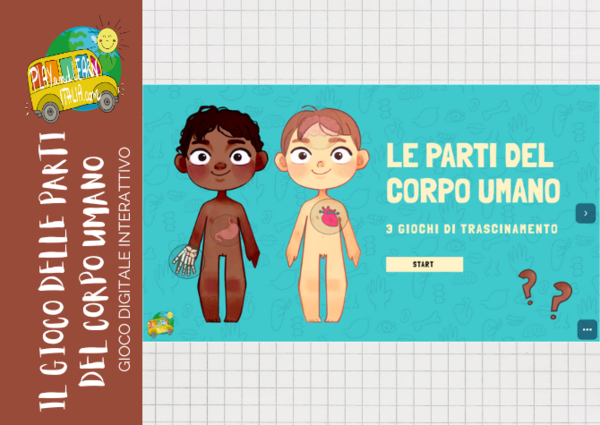 IL GIOCO DELLE PARTI DEL CORPO UMANO - DIGITALE