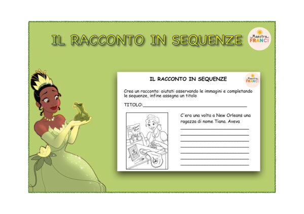 Racconto in sequenze-La principessa e il ranocchio