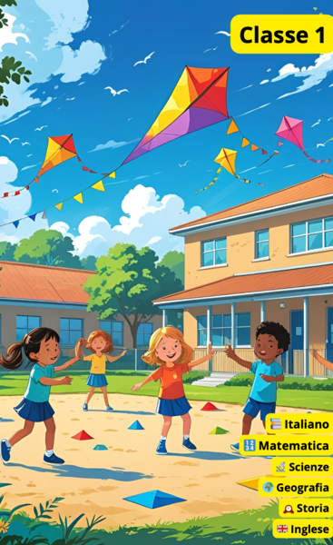Classe 1( FACILE,BES 51 PAGINE) MATE,ITA,GEO,STORIA,INGLESE