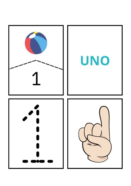 ATTIVITA' CON I NUMERI DA 1 A 20