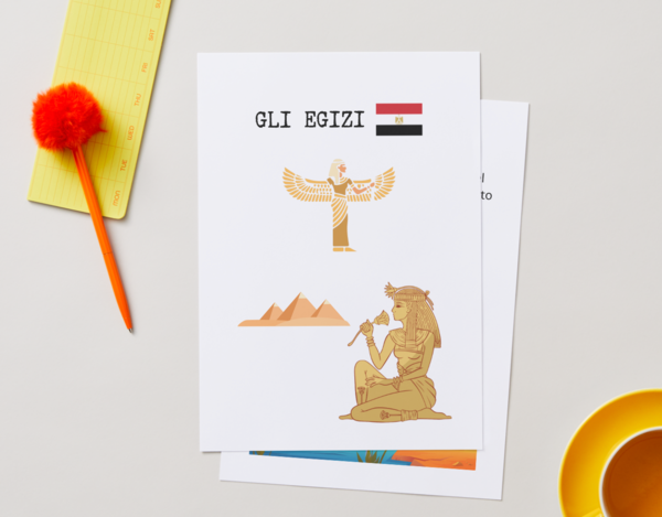 GLI EGIZI (SPIEGAZIONE,ATTIVITA' E VERIFICA)