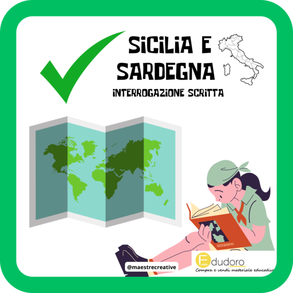 Sicilia e Sardegna - INTERROGAZIONE SCRITTA con soluzioni