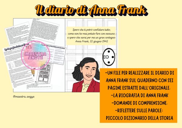 Percorso didattico sul Diario di Anna Frank: dalle pagine alla riflessione