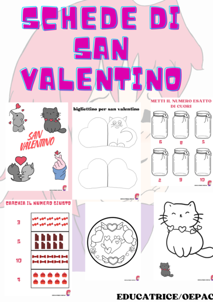 Schede per san valentino