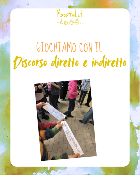 Giochiamo con il discorso diretto e indiretto!