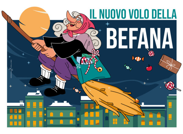 Il nuovo volo della Befana