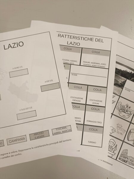 Lazio - geografia semplice