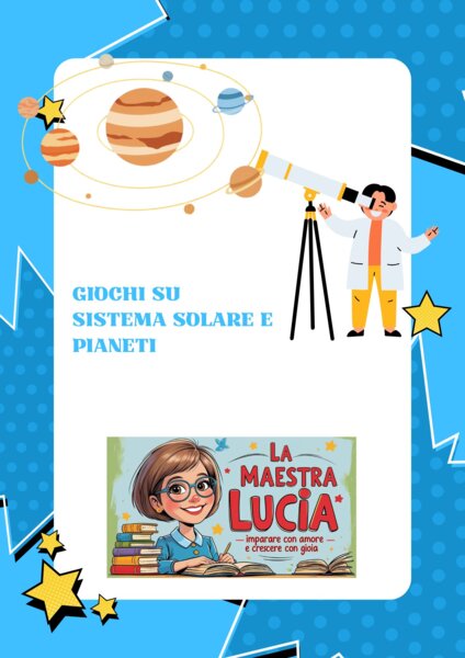 GIOCHI SUL SISTEMA SOLARE
