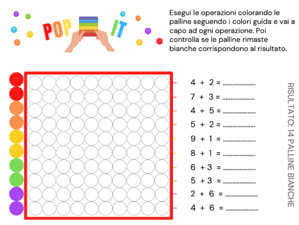 Operazioni Pop It