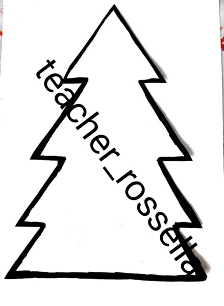 Sagoma albero di Natale