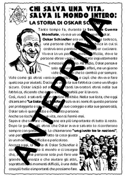 27 GENNAIO GIORNO DELLA MEMORIA - LA STORIA DI OSKAR SCHINDLER - INTERDISCIPLINARE - EDUCAZIONE CIVICA - SCUOLA PRIMARIA