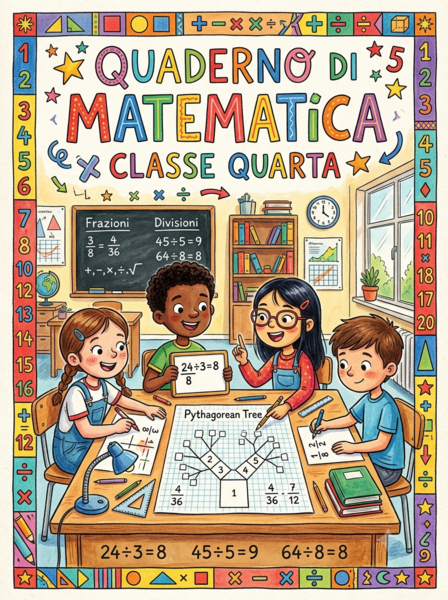 QUADERNO DI MATEMATICA - CLASSE QUARTA 4ª