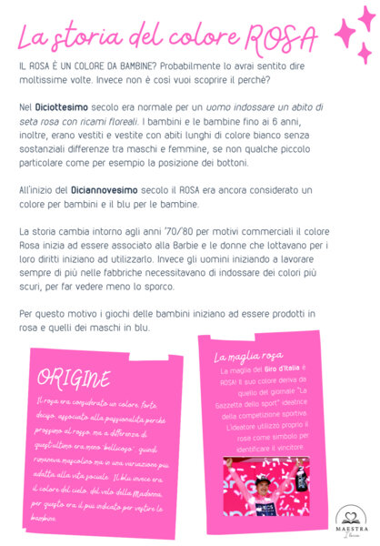Il colore Rosa